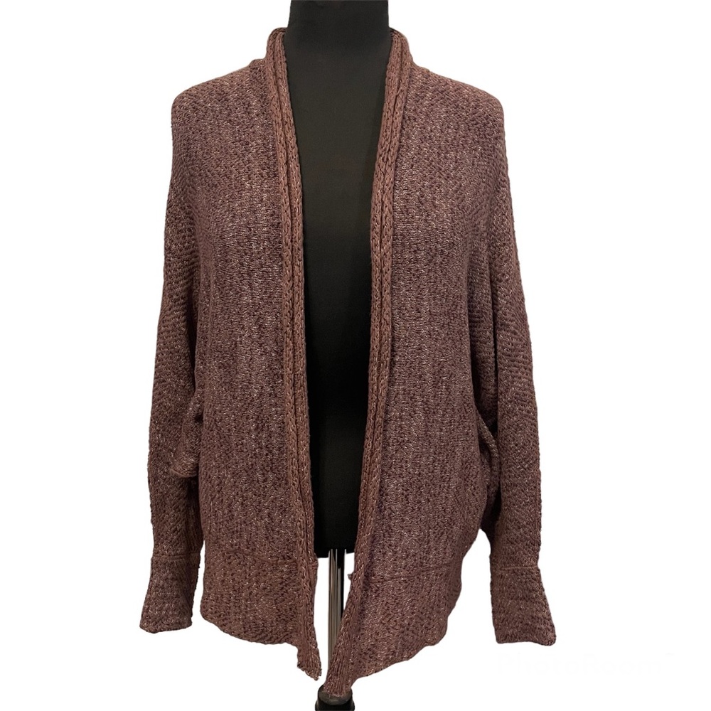 Free People Sweater Knit Cardigan Size Small Purple